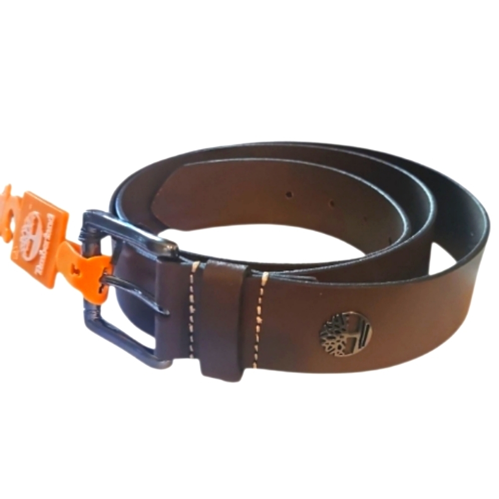 NEW! TIMBERLAND Genuine Leather Men's Dark Brown Belt XL 42/44.